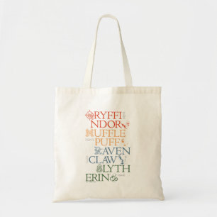 HARRY POTTER™   Delicate Sketch HOGWARTS™ Houses Tote Bag