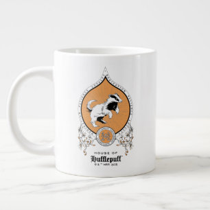 HARRY POTTER™   Delicate Sketch HUFFLEPUFF™ Crest Large Coffee Mug