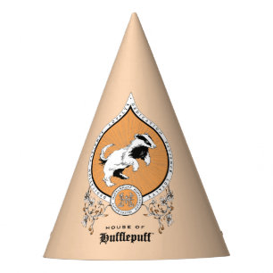 HARRY POTTER™ Delicate Sketch HUFFLEPUFF™ Crest Party Hat