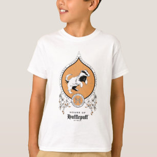 HARRY POTTER™   Delicate Sketch HUFFLEPUFF™ Crest T-Shirt