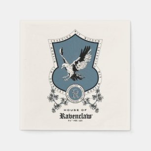 HARRY POTTER™   Delicate Sketch RAVENCLAW™ Crest Napkin