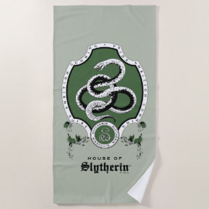 HARRY POTTER™ Delicate Sketch SLYTHERIN™ Crest Beach Towel