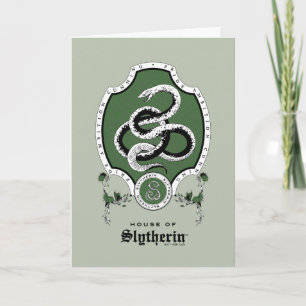 HARRY POTTER™ Delicate Sketch SLYTHERIN™ Crest Card
