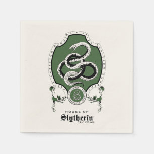 HARRY POTTER™   Delicate Sketch SLYTHERIN™ Crest Napkin