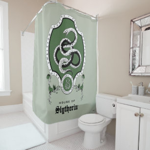 HARRY POTTER™ Delicate Sketch SLYTHERIN™ Crest Shower Curtain