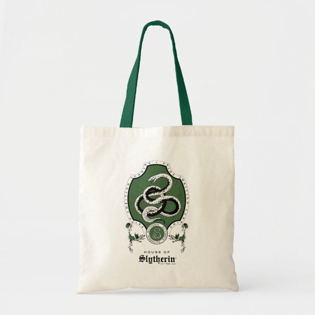 HARRY POTTER™ | Delicate Sketch SLYTHERIN™ Crest Tote Bag (Front)