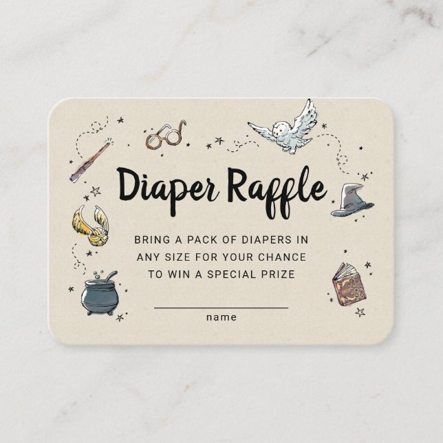 Harry Potter - Diaper Raffle Insert (Front)