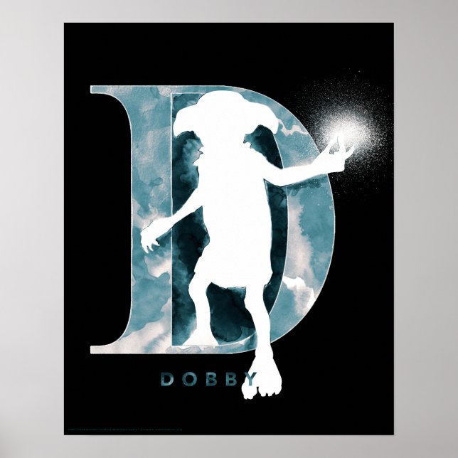 Harry Potter | Dobby Character Watercolor Poster (Front)
