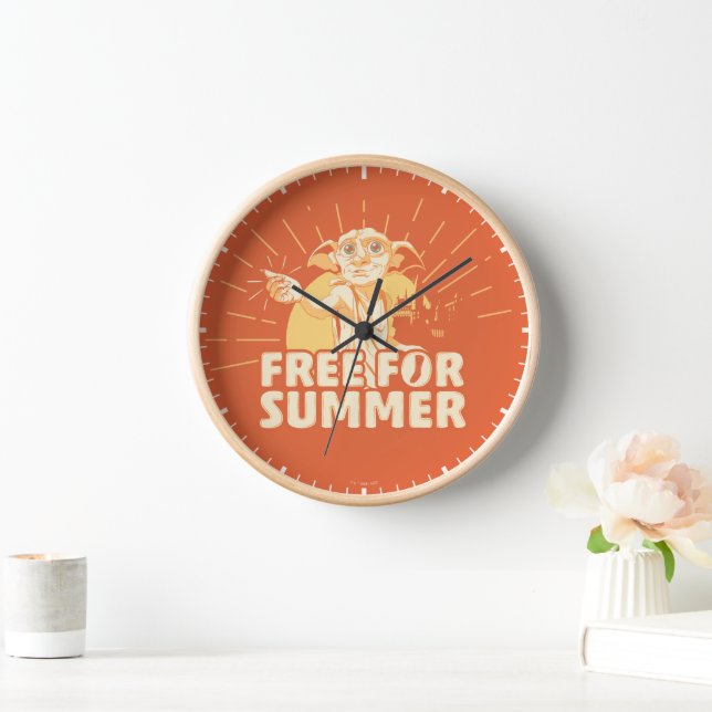 HARRY POTTER™ | Dobby Free For Summer Clock (Home)