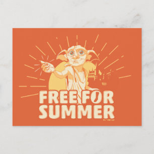HARRY POTTER™   Dobby Free For Summer Postcard