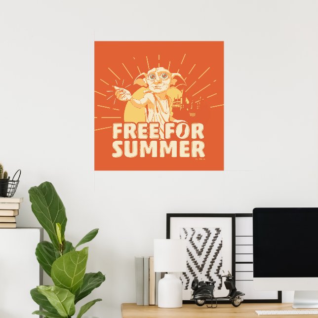 HARRY POTTER™ | Dobby Free For Summer Poster (Home Office)