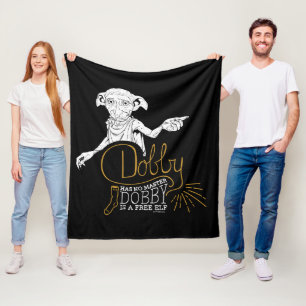 Harry Potter   Dobby Has No Master Fleece Blanket