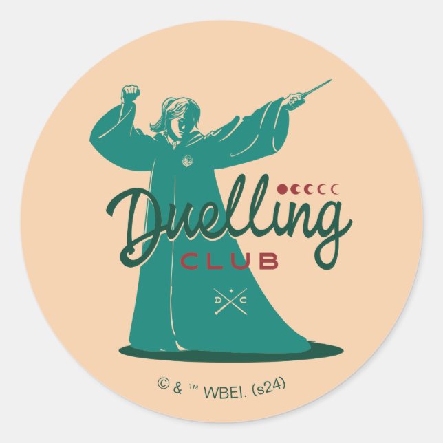 HARRY POTTER™ Duelling Club Graphic Classic Round Sticker (Front)