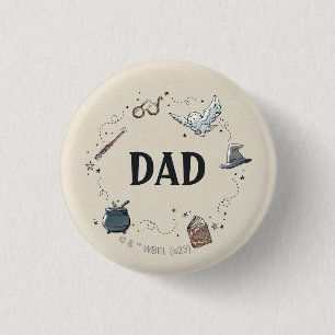 Harry Potter First Birthday Dad 3 Cm Round Badge