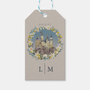 Harry Potter Floral Hogwarts Castle Wedding Gift Tags
