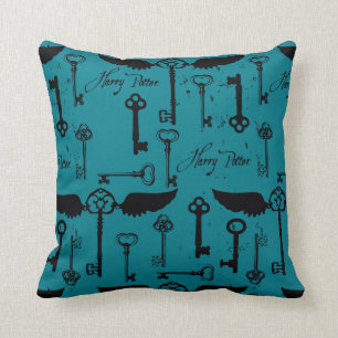 HARRY POTTER™ Flying Keys Pattern Cushion