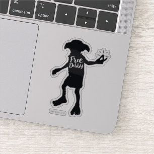 Harry Potter   "Free Dobby" Silhouette Typography