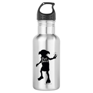 Harry Potter   "Free Dobby" Silhouette Typography 532 Ml Water Bottle