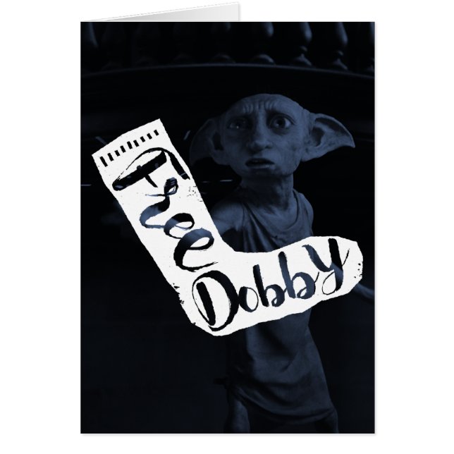 Harry Potter | "Free Dobby" Sock Typography (Front)