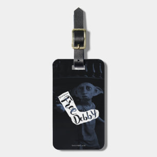 Harry Potter   "Free Dobby" Sock Typography Luggage Tag