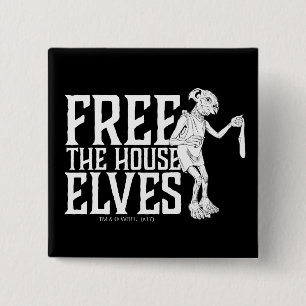 Harry Potter Free The House Elves 15 Cm Square Badge