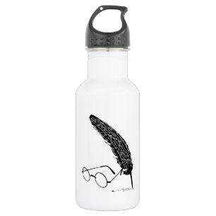 Harry Potter   Glasses And Quill 532 Ml Water Bottle