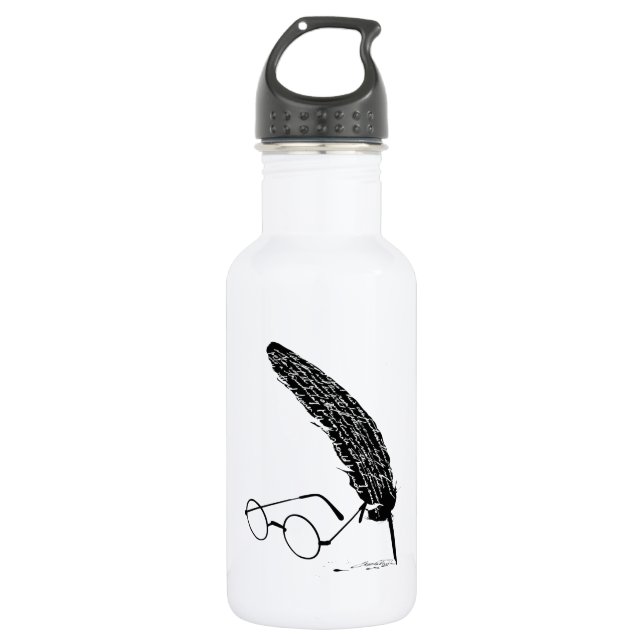 Harry Potter | Glasses And Quill 532 Ml Water Bottle (Front)