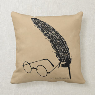 Harry Potter Glasses And Quill Cushion