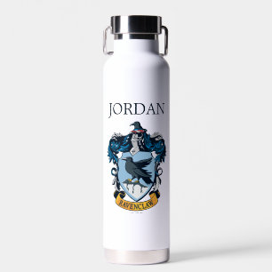 Harry Potter    Gothic Ravenclaw Crest   Add Name Water Bottle
