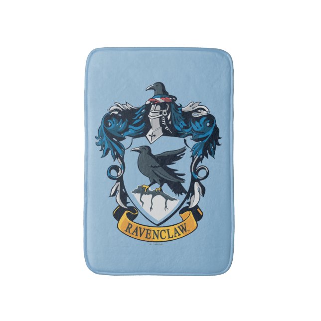 Harry Potter  | Gothic Ravenclaw Crest Bath Mat (Front Vertical)