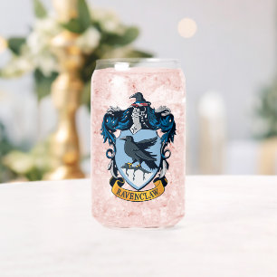 Harry Potter    Gothic Ravenclaw Crest Can Glass