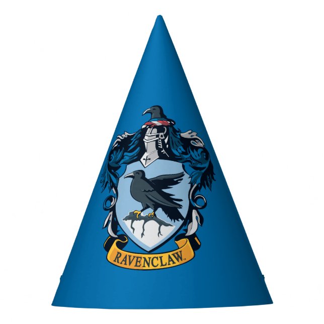 Harry Potter  | Gothic Ravenclaw Crest Party Hat (Front)