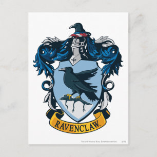 Harry Potter Gothic Ravenclaw Crest Postcard