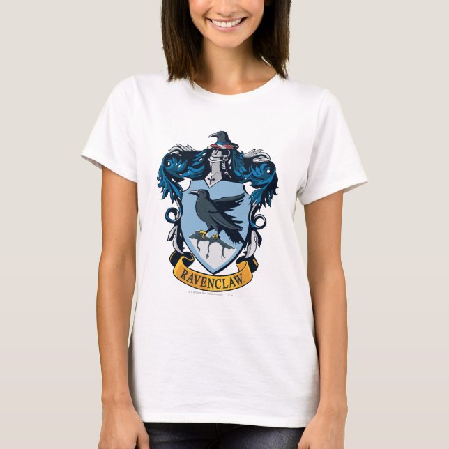 Harry Potter  | Gothic Ravenclaw Crest T-Shirt (Front)