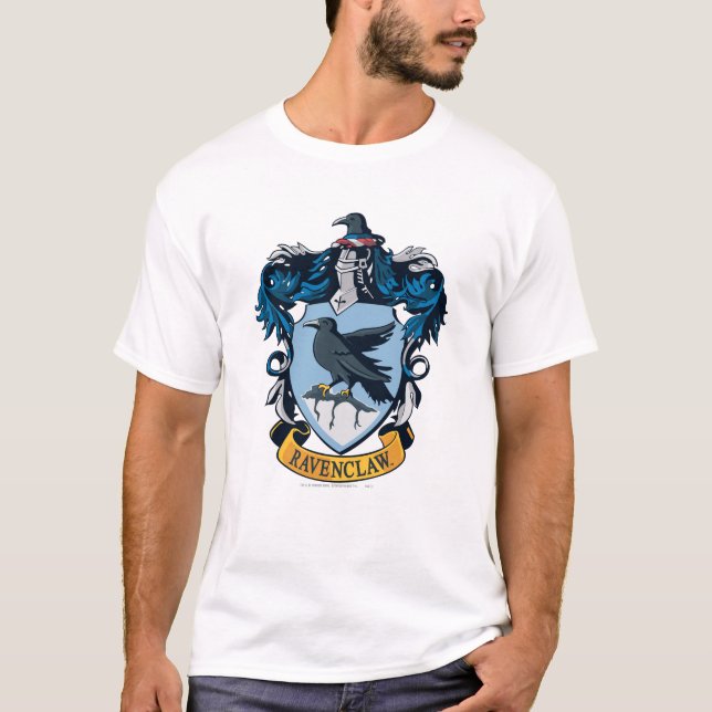 Harry Potter  | Gothic Ravenclaw Crest T-Shirt (Front)