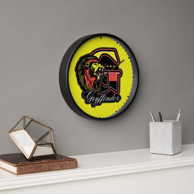HARRY POTTER™ | GRYFFINDOR™ Athletic Badge Clock (Office)
