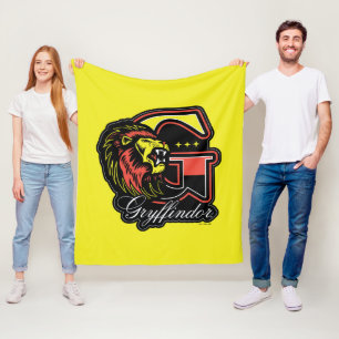 HARRY POTTER™   GRYFFINDOR™ Athletic Badge Fleece Blanket