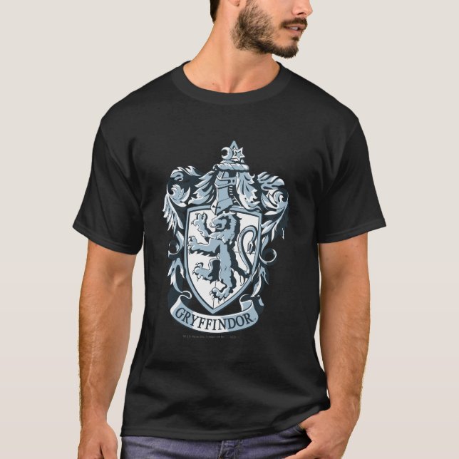 Harry Potter | Gryffindor Crest Blue T-Shirt (Front)