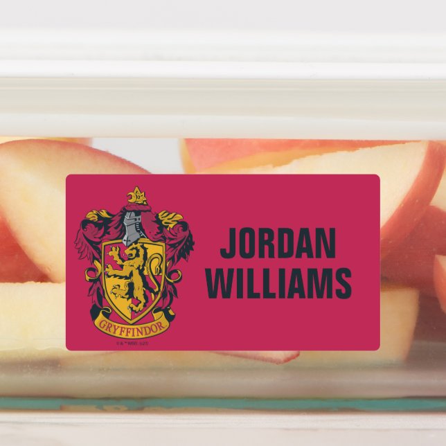 Harry Potter | Gryffindor Crest Gold and Red (Affixed)