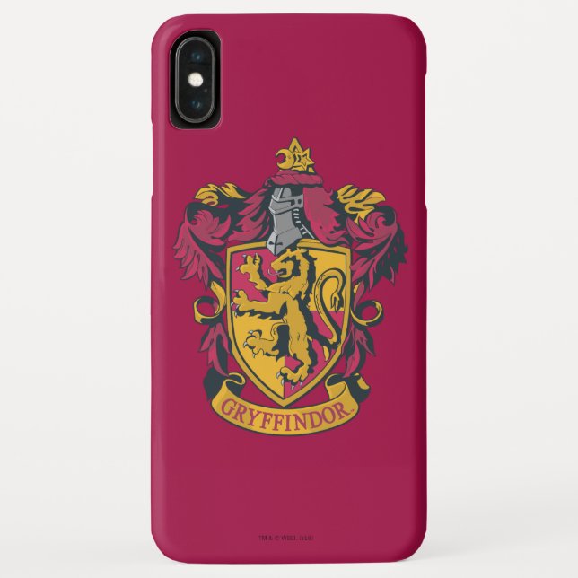 Harry Potter | Gryffindor Crest Gold and Red Case-Mate iPhone Case (Back)