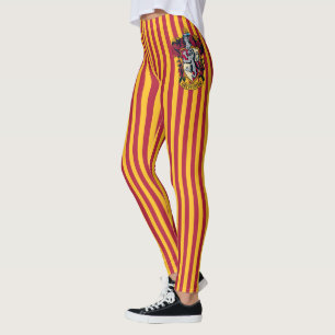 Harry Potter Gryffindor Crest Gold and Red Leggings