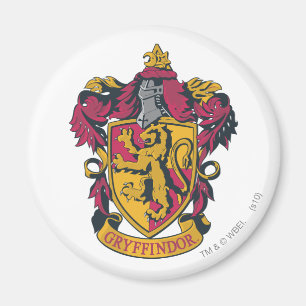 Harry Potter   Gryffindor Crest Gold and Red Magnet