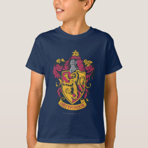 Harry Potter Gryffindor Crest Gold and Red T-Shirt