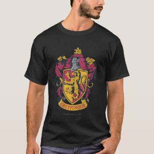 Harry Potter | Gryffindor Crest Gold and Red T-Shirt