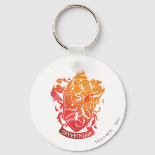 Harry Potter   Gryffindor Crest - Splattered Key Ring