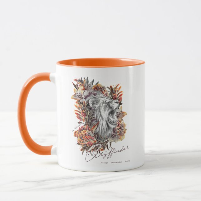 HARRY POTTER™ GRYFFINDOR™  Floral Graphic Mug (Left)