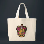 Harry Potter | Gryffindor House Crest Large Tote Bag<br><div class="desc">Surrounded by a sea of fiery red and shimmering gold tones, this vintage graphic of the Gryffindor house crest offers a visual feast that is sure to delight Harry Potter fans worldwide! The sorting hat only selects the most loyal, courageous and daring wizards for Gryffindor house so this rustic design...</div>
