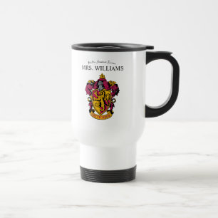 Harry Potter   Gryffindor House Crest Travel Mug
