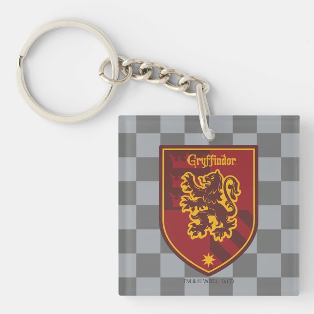 Harry Potter | Gryffindor House Pride Crest Key Ring (Front)