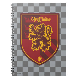 Harry Potter   Gryffindor House Pride Crest Notebook